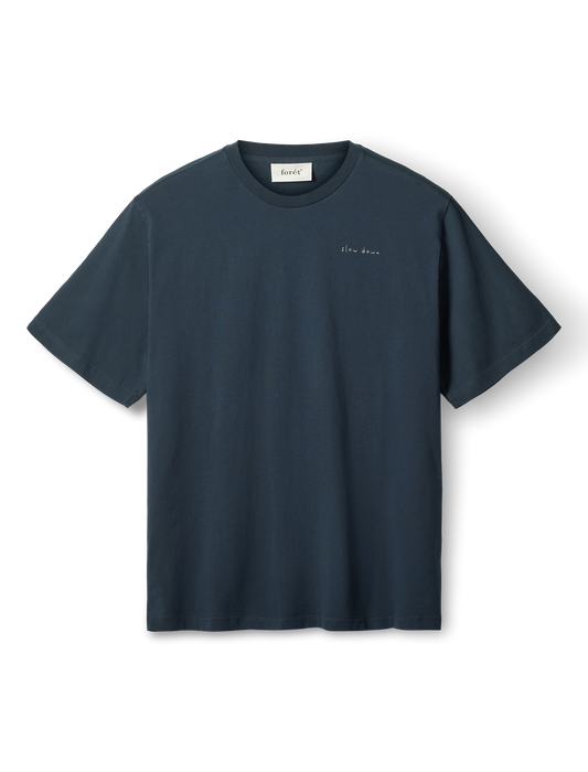 Foret Slow Down T-Shirt Navy