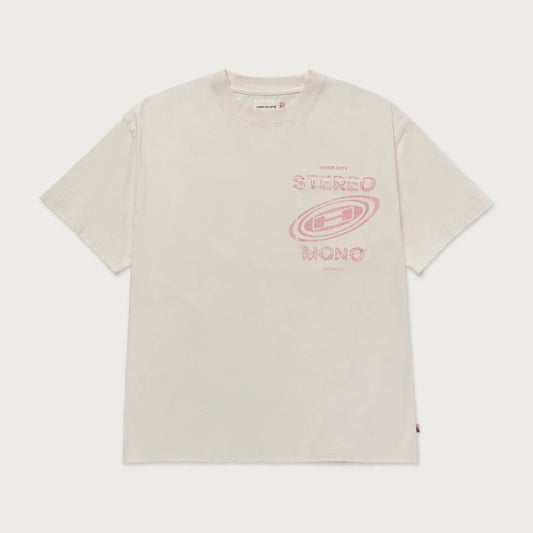 Stereo Mono Tee- CREAM