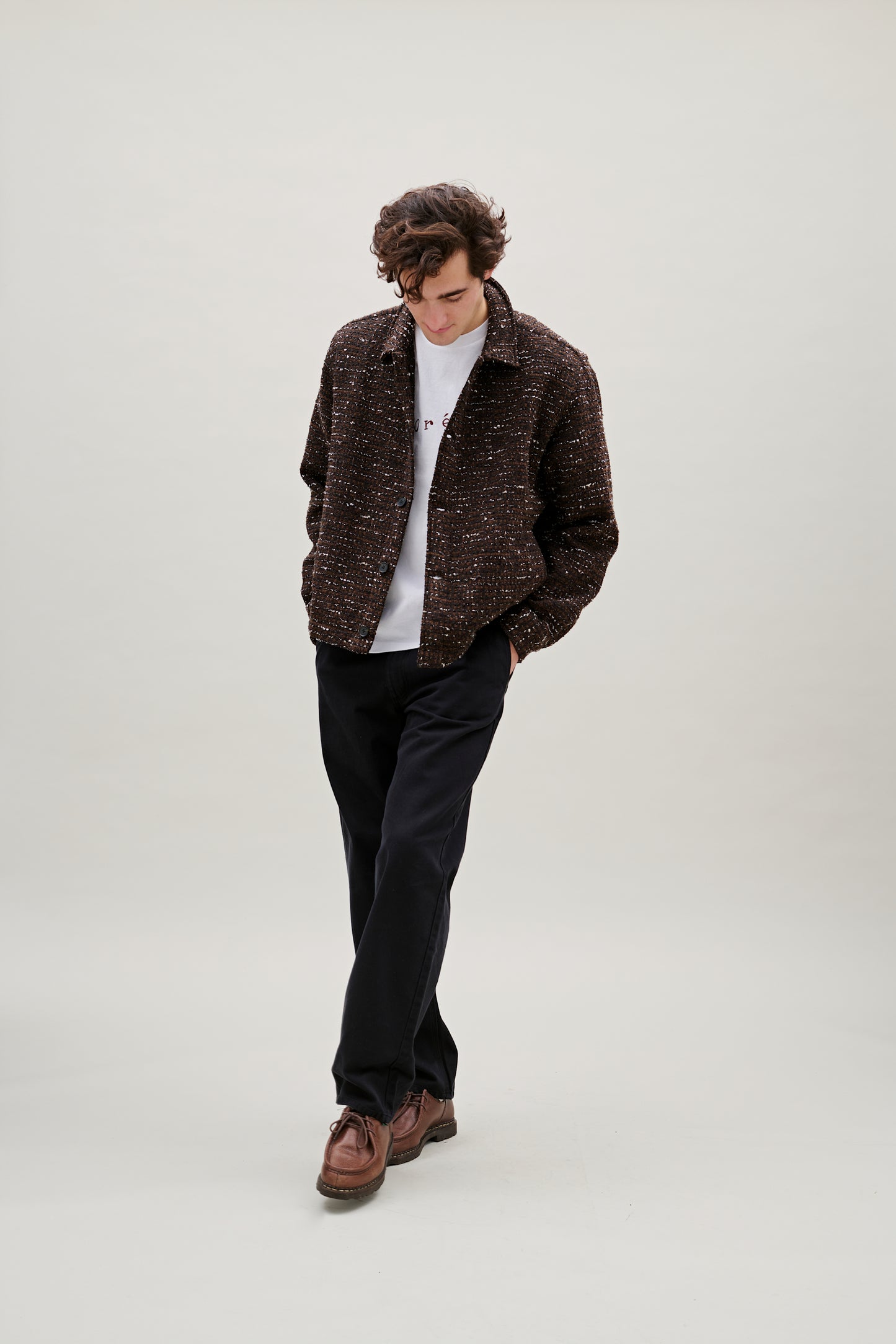 SAN BOUCLE RELAXED FIT OVERSHIRT