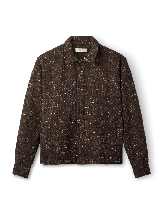 SAN BOUCLE RELAXED FIT OVERSHIRT