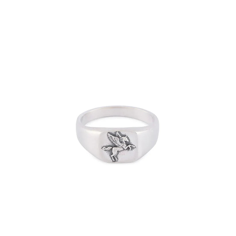 Silver Pegasus Ring