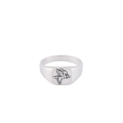Silver Pegasus Ring