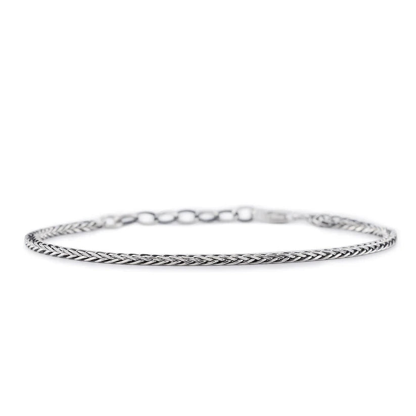 Silver 2.6mm Square Spiga Bracelet