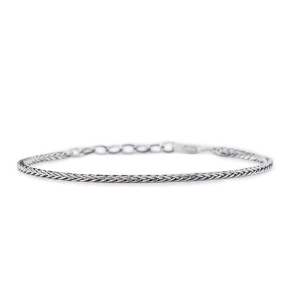 Silver 2.6mm Square Spiga Bracelet