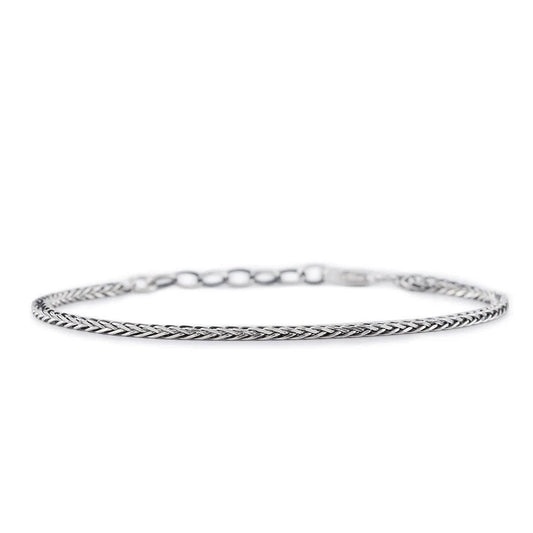 Silver 2.6mm Square Spiga Bracelet