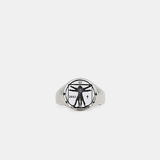 Silver Vitruvian Ring