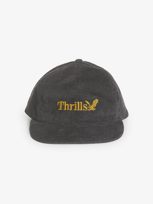 Thrills Workwear 5 Panel Cap- Dark Charcoal