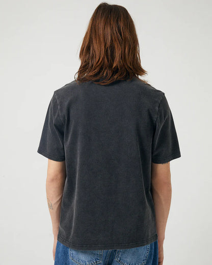Organic Garment Dye Tee- BLACK