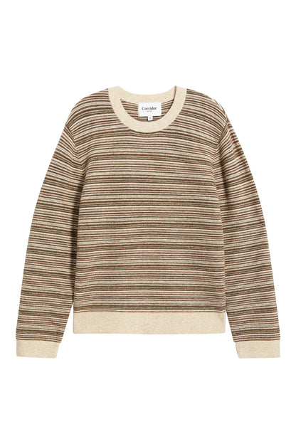 MINI STRIPE CREWNECK -MULTI