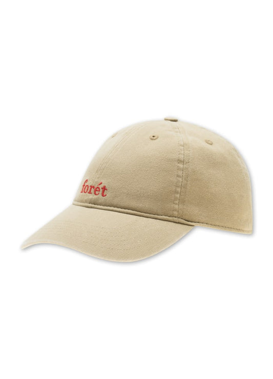 HAWK Washed Cap Khaki/Red