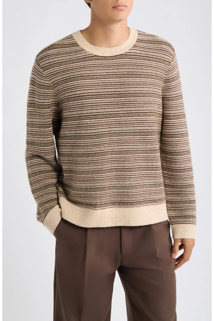 MINI STRIPE CREWNECK -MULTI