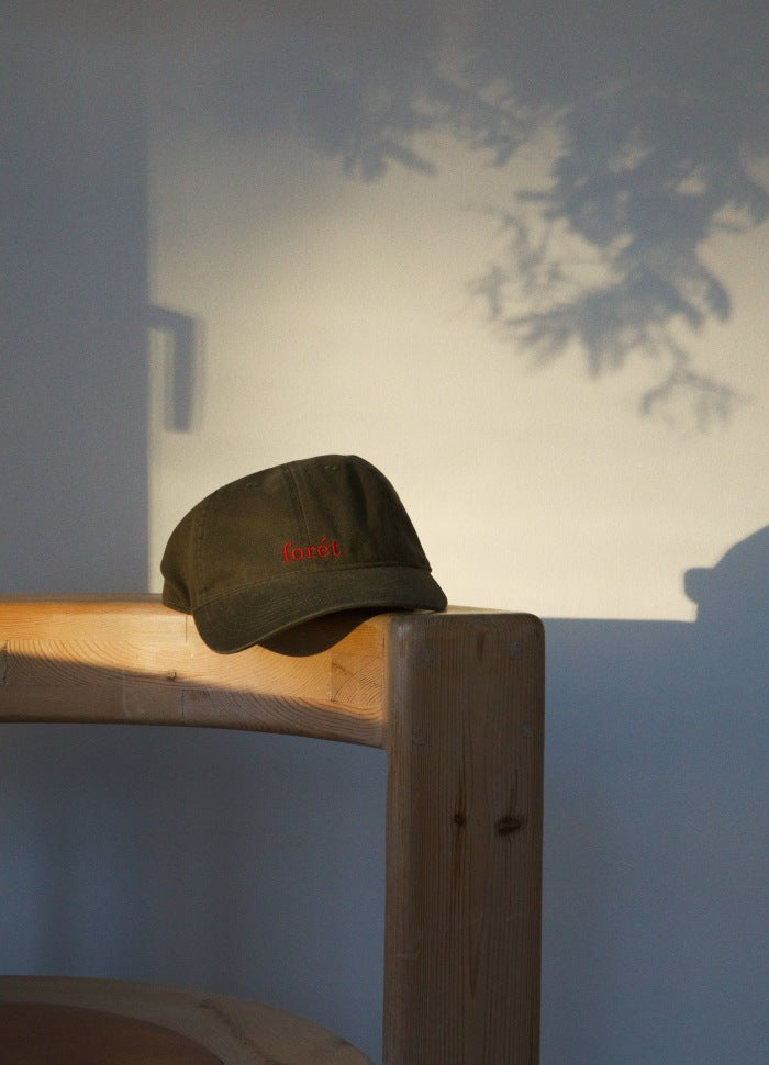 HAWK Washed Cap- ARMY/RED