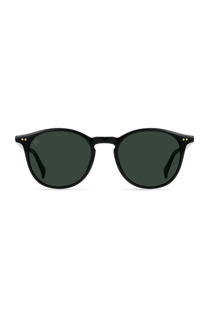 BASQ-RECYCLED BLACK/ GREEN POLARIZED