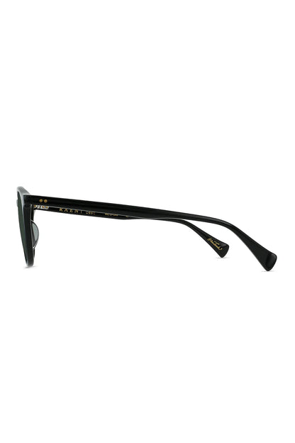 BASQ-RECYCLED BLACK/ GREEN POLARIZED